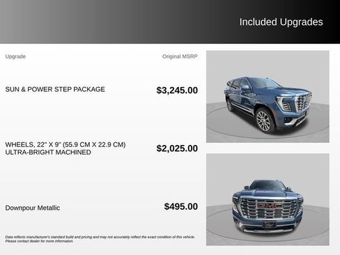 Used 2025 GMC Yukon Denali w/ Sun & Power Step Package AWD/4WD image 4