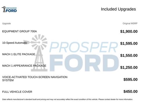 Used 2021 Ford Mustang Mach 1 w/ Equipment Group 700A image 3