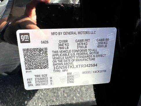 New 2026 Chevrolet Tahoe High Country w/ Sun And Tow Package AWD/4WD image 17