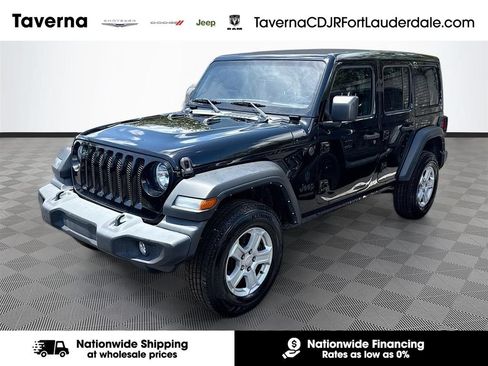 Used 2022 Jeep Wrangler Unlimited Sport w/ Sun And Sound Package AWD/4WD image 1