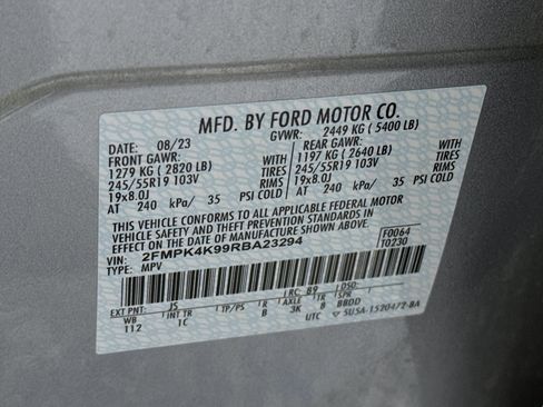 Used 2024 Ford Edge Titanium w/ Equipment Group 301A AWD/4WD image 34