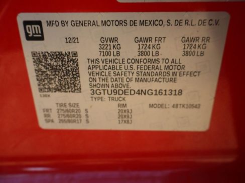 Used 2022 GMC Sierra 1500 SLT w/ SLT Premium Plus Package image 20