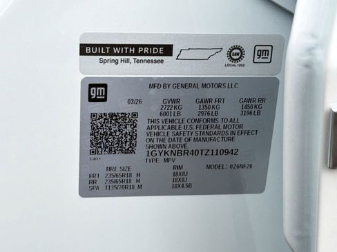 New 2026 Cadillac XT5 Luxury w/ LPO, Floor Liner Package AWD/4WD image 20