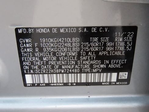 Certified 2023 Honda HR-V LX image 25
