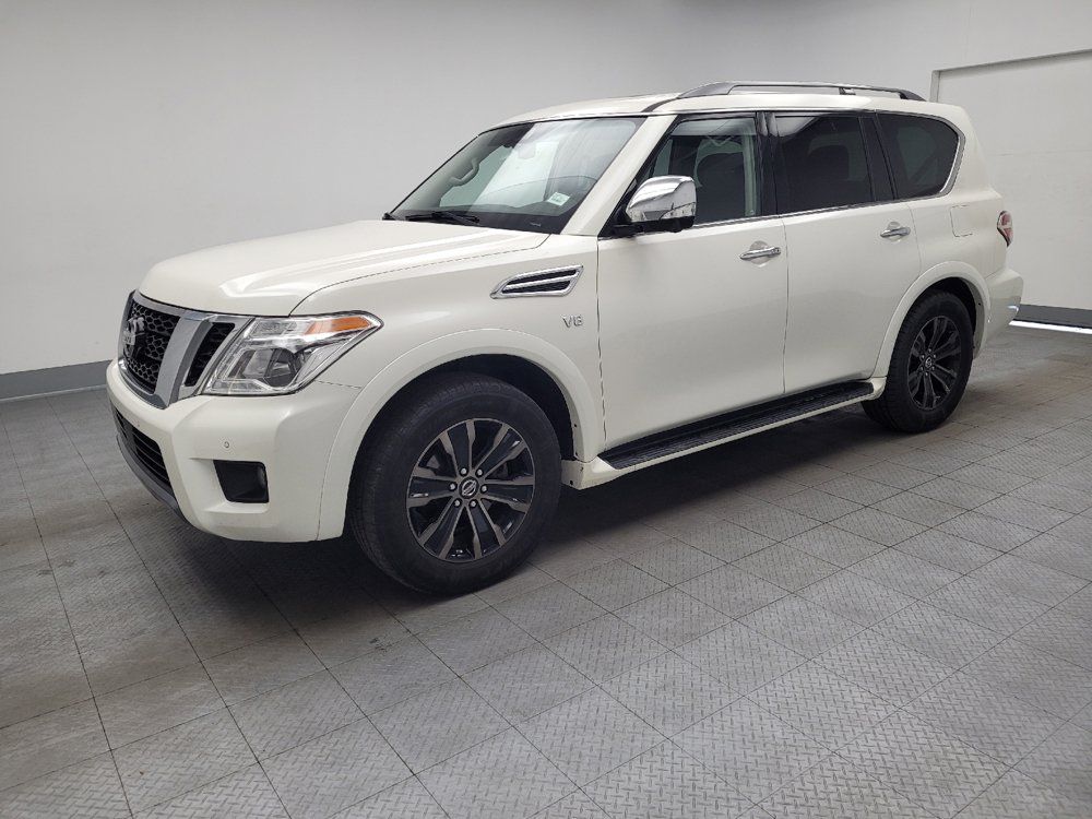 Used 2020 Nissan Armada Platinum w/ Captain's Chairs Package AWD/4WD image 2
