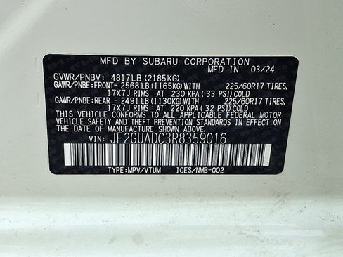 Certified 2024 Subaru Crosstrek 2.0i Premium AWD/4WD image 28