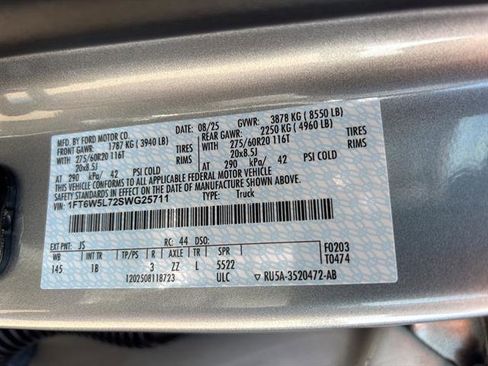 New 2025 Ford F150 Lightning Lariat AWD/4WD image 20