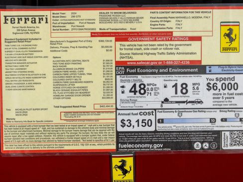 Used 2024 Ferrari 296 GTS image 25