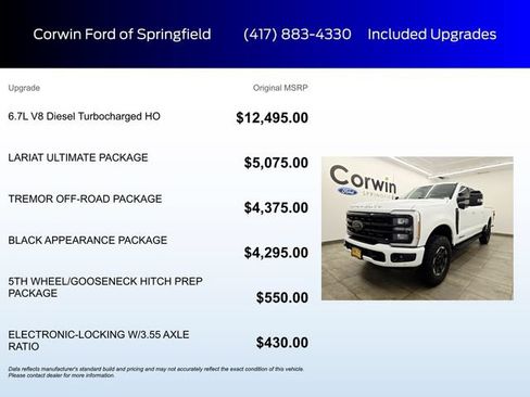 Used 2023 Ford F350 Lariat w/ Lariat Ultimate Package AWD/4WD image 6
