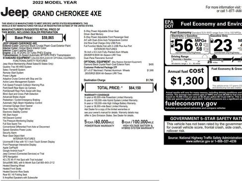 Used 2022 Jeep Grand Cherokee Limited 4xe image 4