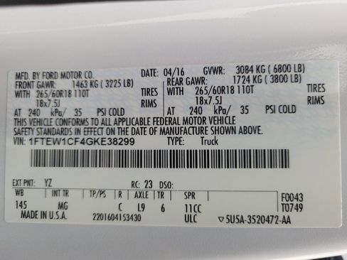 Used 2016 Ford F150 XLT w/ Equipment Group 301A Mid image 33