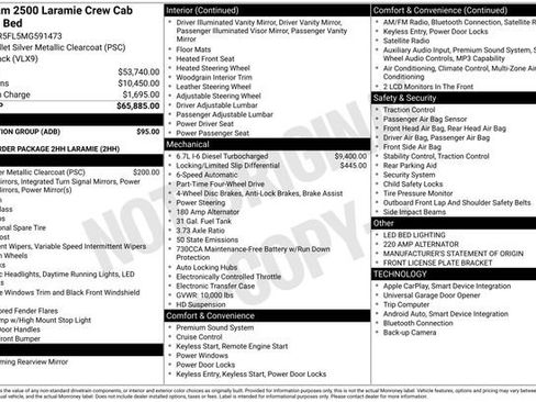 Used 2021 RAM 2500 Laramie w/ Protection Group image 25