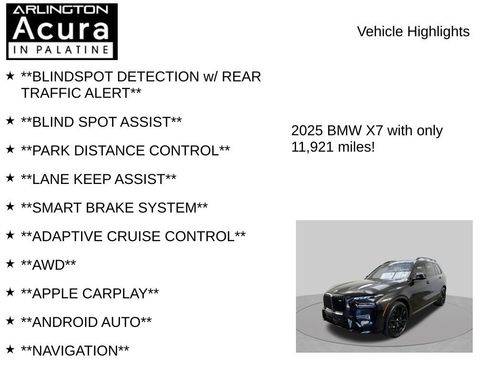 Used 2025 BMW X7 M60i w/ Executive Package AWD/4WD image 8