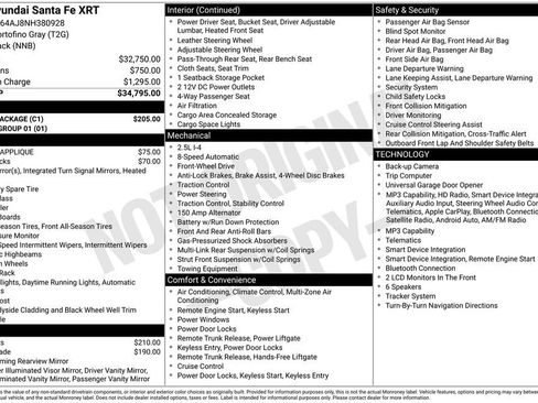 Used 2022 Hyundai Santa Fe XRT w/ Cargo Package FWD image 6