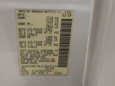 Used 2018 Nissan Murano Platinum image 33