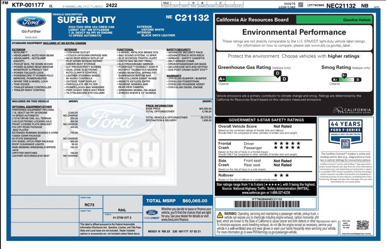Used 2022 Ford F250 Lariat AWD/4WD image 4