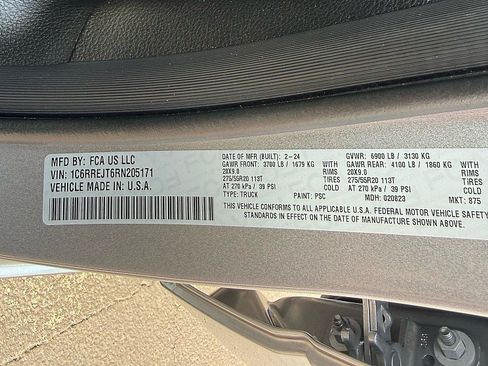 Used 2024 RAM 1500 Laramie RWD image 36