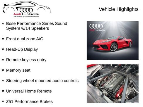 Used 2025 Chevrolet Corvette Stingray Premium Cpe w/ Z51 Performance Package RWD image 12