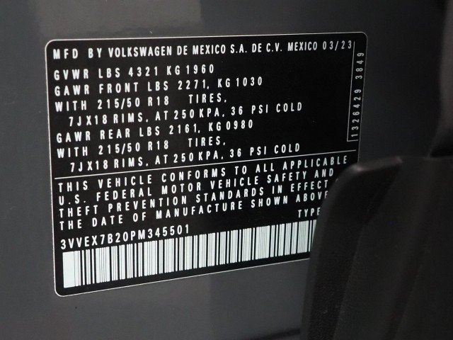 Used 2023 Volkswagen Taos SE w/ Sunroof Package w/ Panoramic Sunroof Package FWD image 57