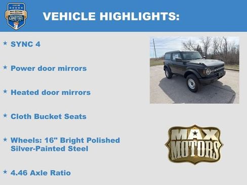 New 2026 Ford Bronco 2-Door AWD/4WD image 12