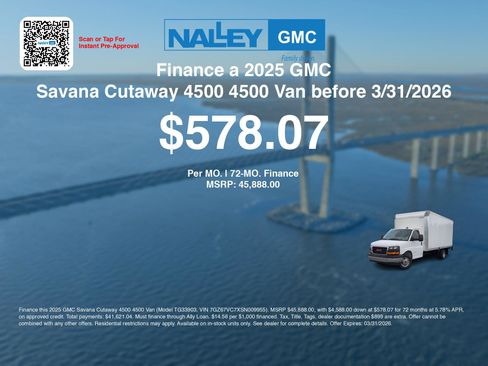 New 2025 GMC Savana 4500 w/ Power Convenience Package image 6