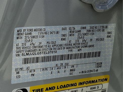 New 2026 Lincoln Navigator Reserve AWD/4WD image 15