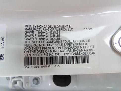 Certified 2025 Honda Accord SE image 26