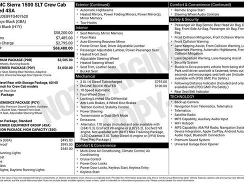 Used 2026 GMC Sierra 1500 SLT w/ SLT Premium Package AWD/4WD image 47