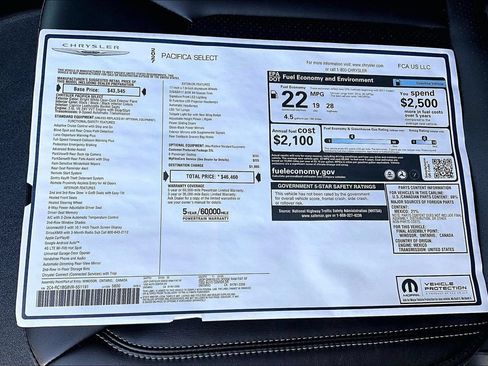 New 2027 Chrysler Pacifica Select FWD image 34