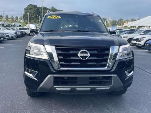 Used 2022 Nissan Armada Platinum w/ Captain's Chairs Package RWD image 2