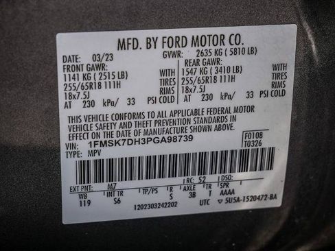 Certified 2023 Ford Explorer XLT w/ Equipment Group 202A RWD image 40