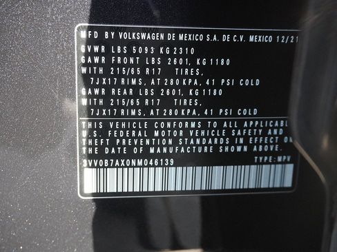 Used 2022 Volkswagen Tiguan S w/ IQ.Drive Package image 50