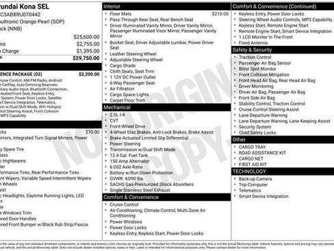 Used 2024 Hyundai Kona SEL w/ Convenience Package FWD image 30