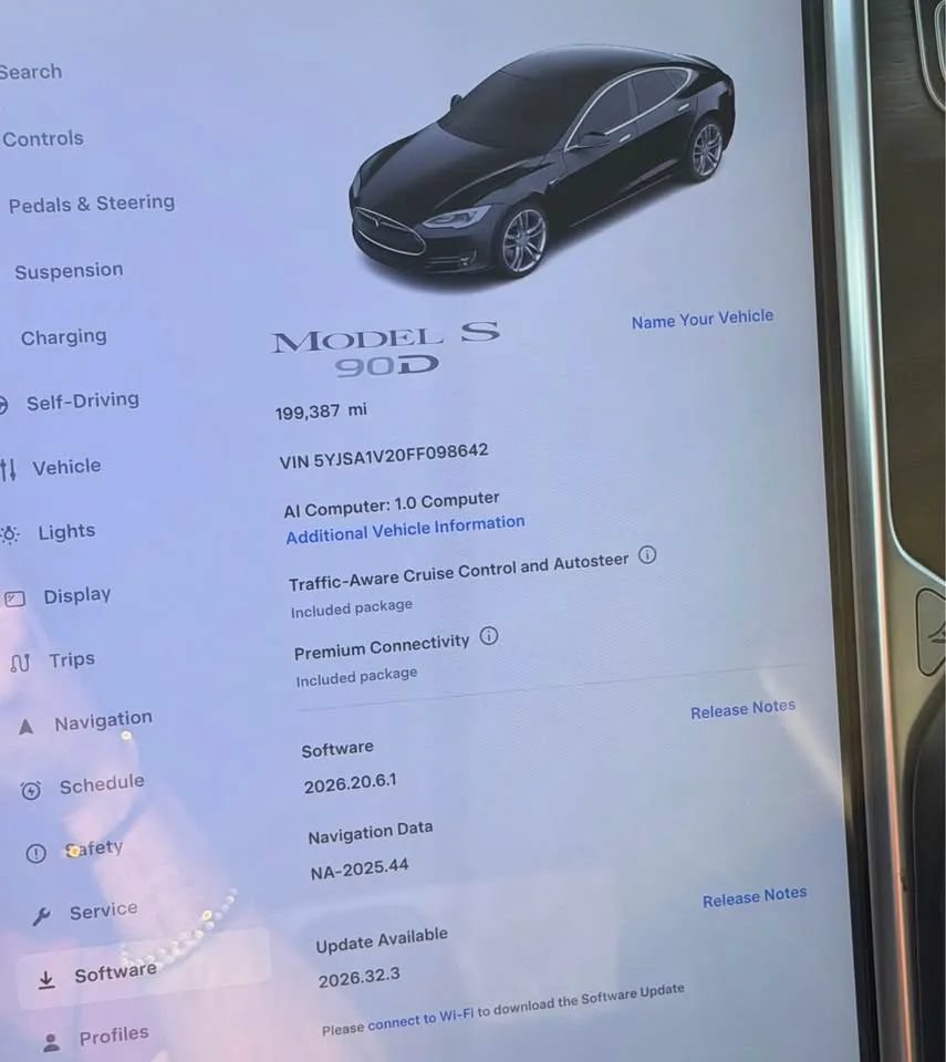Used 2015 Tesla Model S 85D AWD/4WD image 11