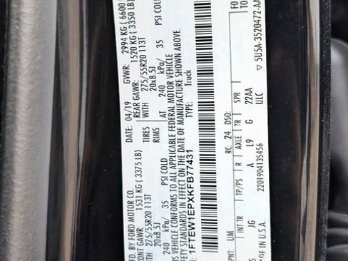 Used 2019 Ford F150 XL w/ Equipment Group 101A Mid image 30