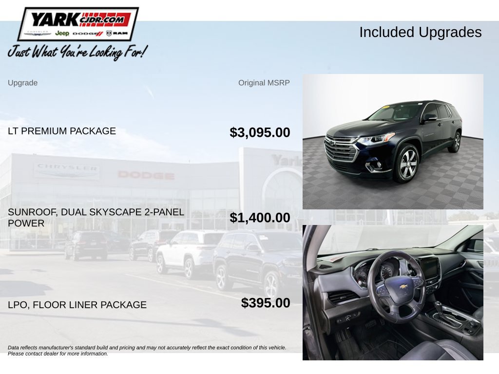 Used 2020 Chevrolet Traverse LT w/ LT Premium Package AWD/4WD image 5