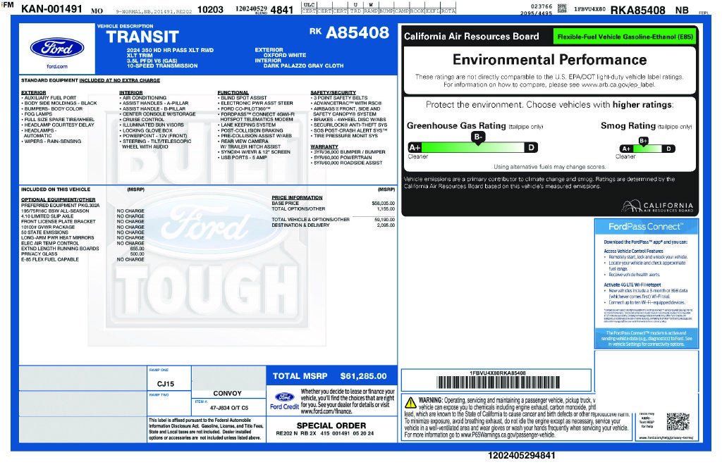 Used 2024 Ford Transit 350 XLT RWD image 31