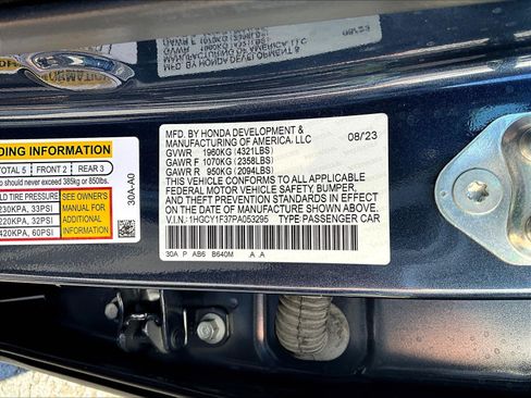 Used 2023 Honda Accord EX image 18