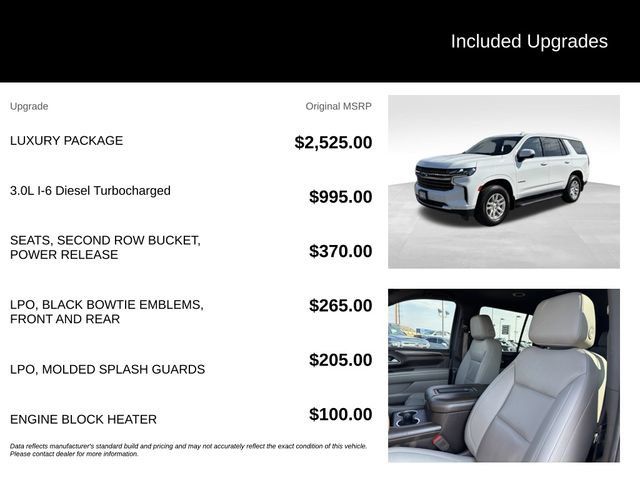 Certified 2022 Chevrolet Tahoe LT w/ Luxury Package AWD/4WD image 5