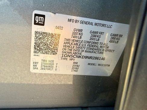 Used 2022 Chevrolet Tahoe LT w/ Luxury Package image 38