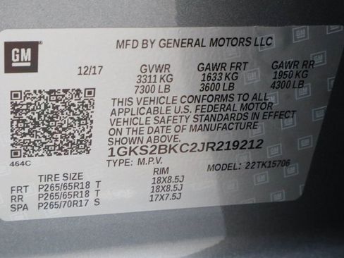 Certified 2018 GMC Yukon SLT w/ Open Road Package AWD/4WD image 39