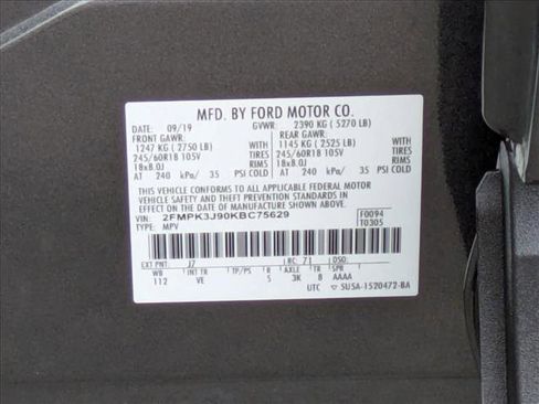 Used 2019 Ford Edge SEL w/ Equipment Group 201A image 25