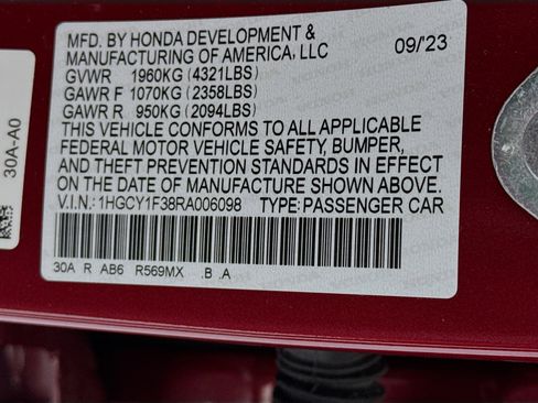 Certified 2024 Honda Accord EX image 31
