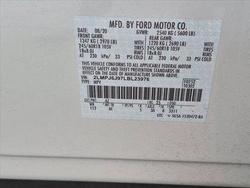Used 2020 Lincoln Nautilus FWD w/ Equipment Group 101A image 17