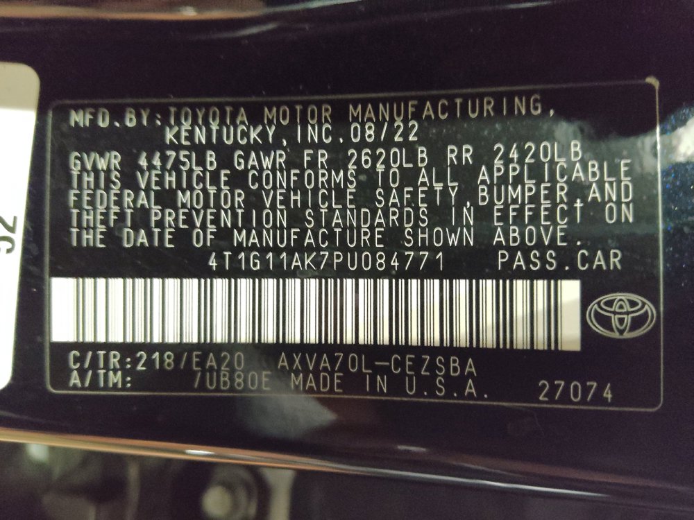 Used 2023 Toyota Camry SE FWD image 33