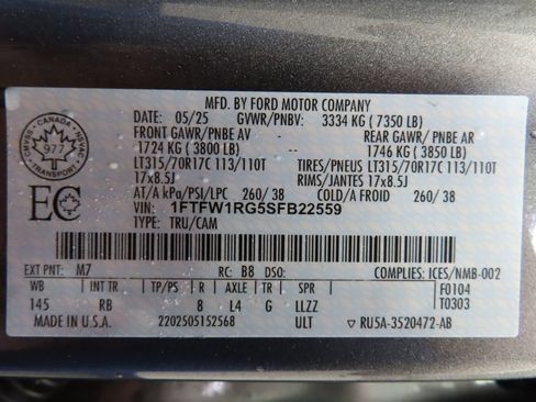 Used 2025 Ford F150 Raptor AWD/4WD image 82