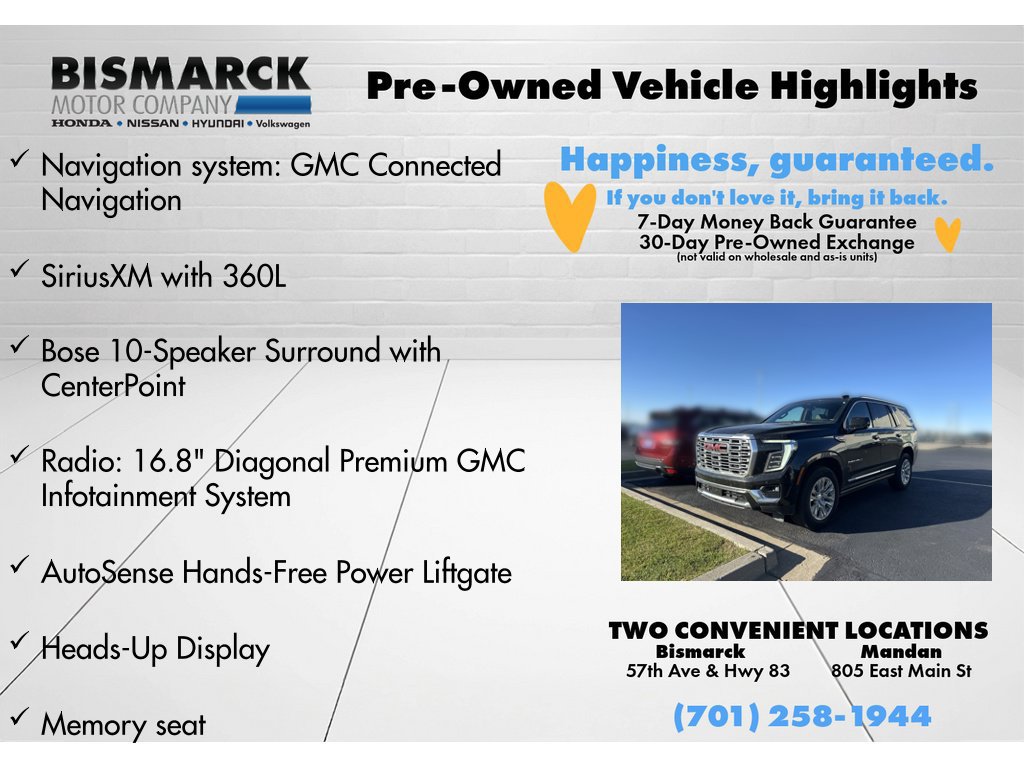 Used 2026 GMC Yukon Denali w/ Sun & Power Step Package AWD/4WD image 8