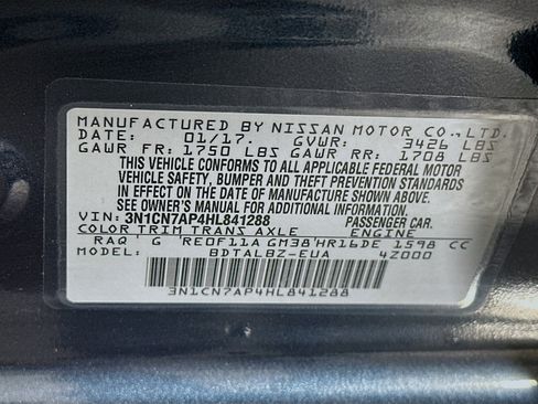 Used 2017 Nissan Versa SV image 12