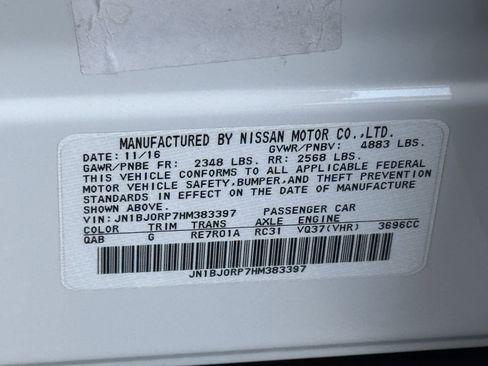 Used 2017 INFINITI QX50 2WD w/ Deluxe Touring Package image 39