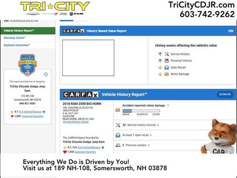 Used 2018 RAM 2500 Big Horn image 3